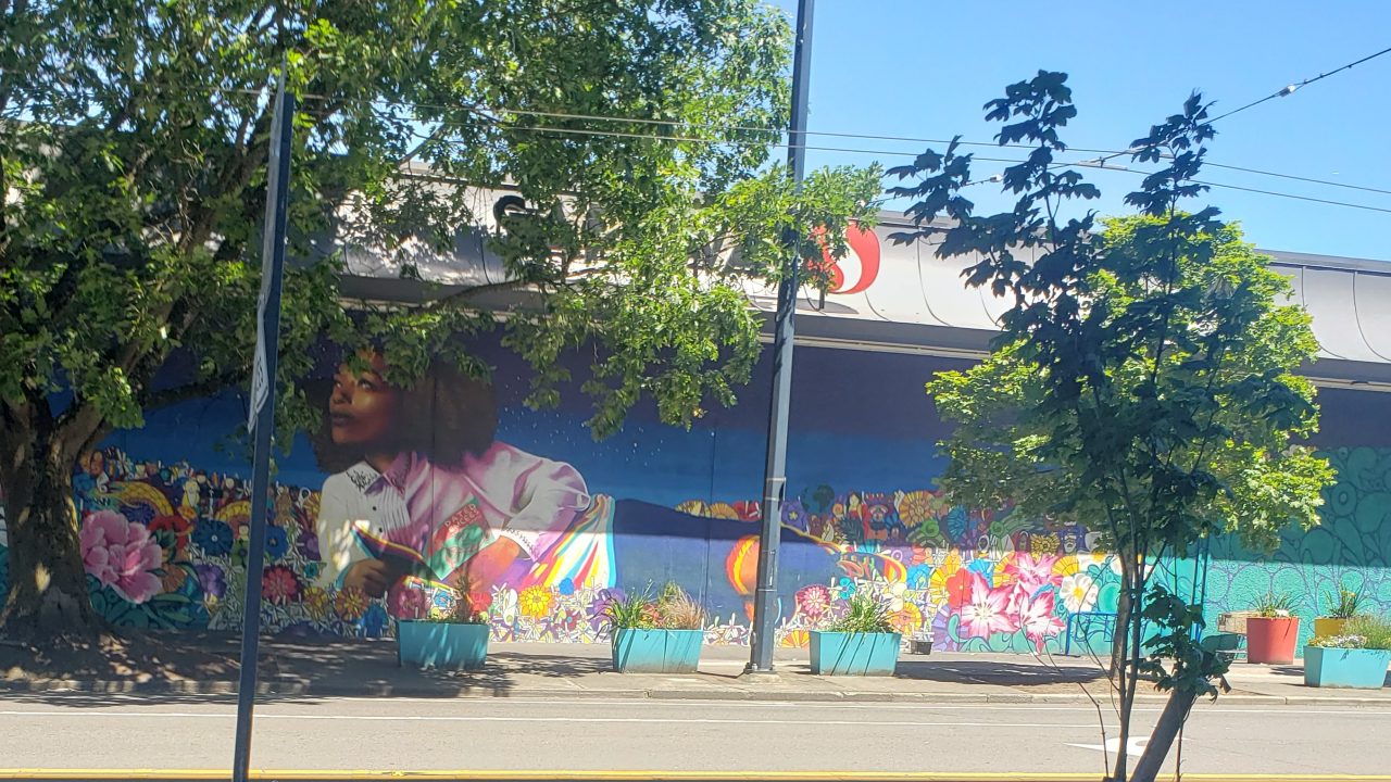 HOSTED Inflorescence Mural Plaza